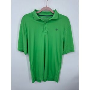 Ariat Tek Polo Men's Small Irish Green Short Sleeve Golf Shirt Performance NWT